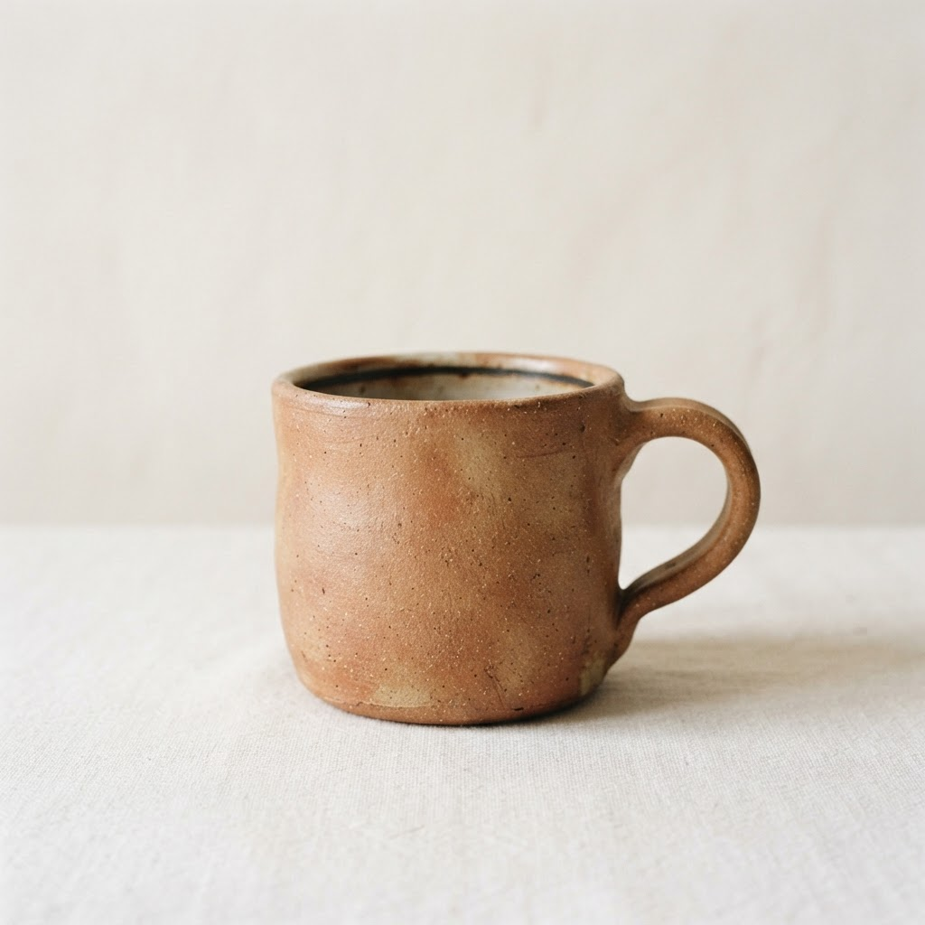 Rustic Clay Mug