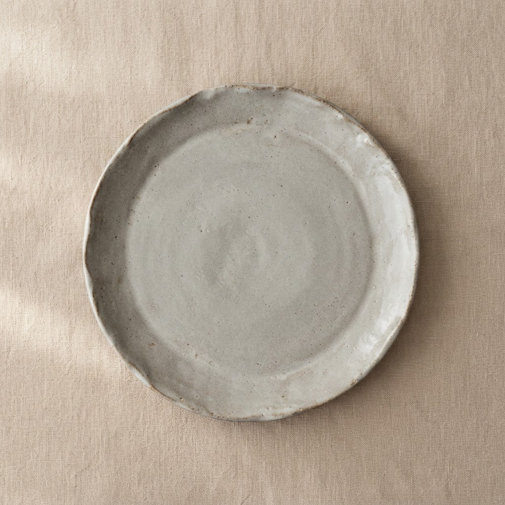Soft Gray Plate